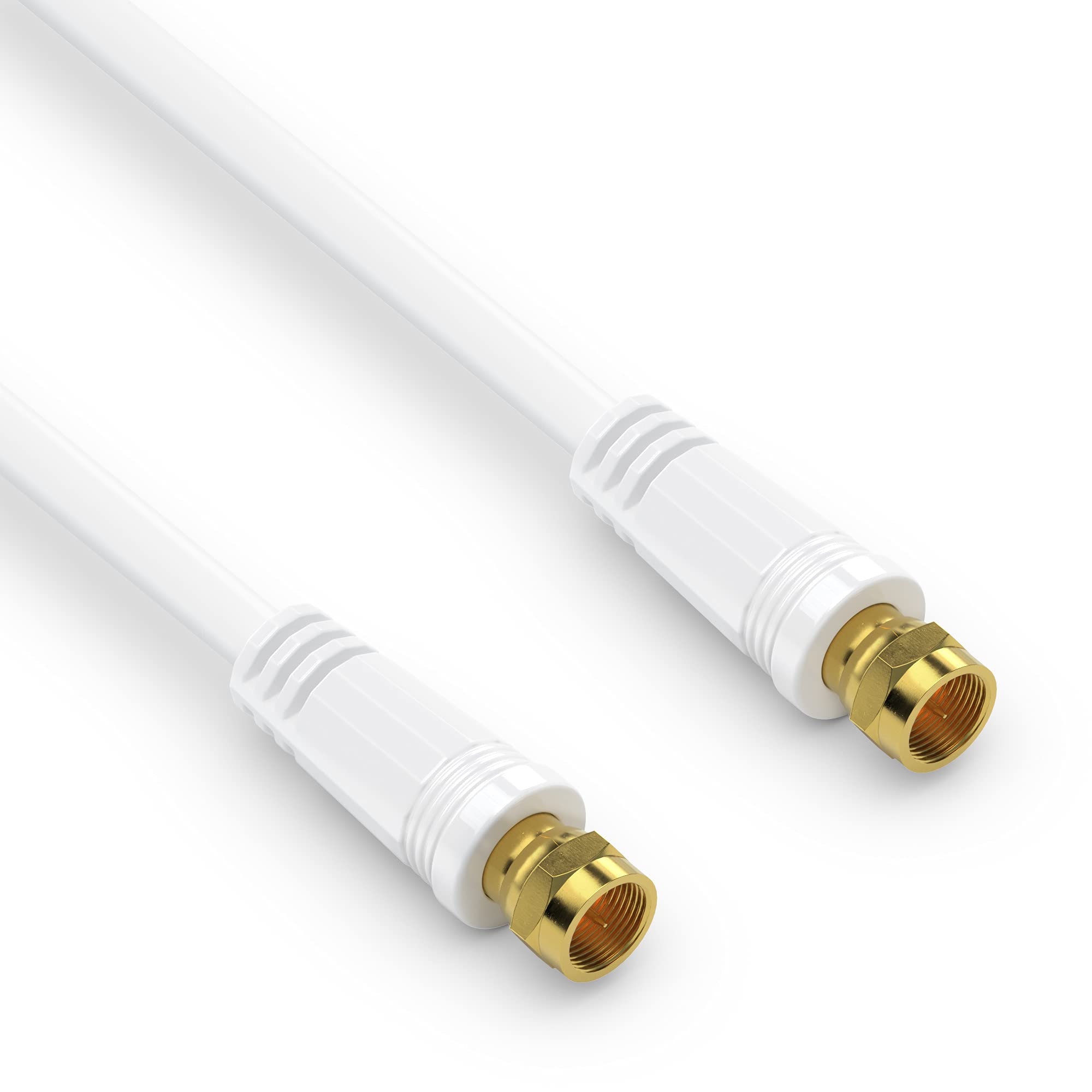 conecto SAT TV Antenna Cable F Male to F Plug 15 m White 15 m