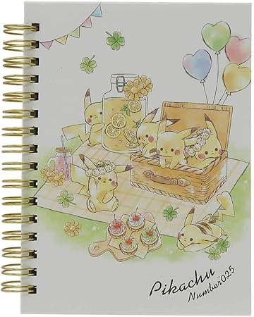 Amazon Co Jp ポケモン リングノート A6 W リングノート ピカチュウ ピクニック ポケットモンスター おもちゃ