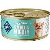 Blue Buffalo True Solutions Small & Mighty Natural Wet Food for Adult Small Breed Dogs, Chicken, 5.5-oz cans (24 Count)
