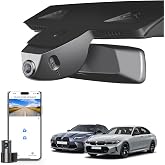 Mangoal Front 4K &amp; Rear 1080p Dash Cam for BMW 3-Series Gen7 G20 G21 G28 2020-2026 Select 2019 M3 G80 G81(Model D), OEM Style, 2160P UHD Video, WiFi &amp; APP, 128GB Card