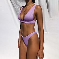 Bathing Suits for Women Deep V Neck Sexy Two Piece