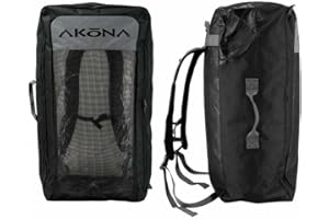 AKONA Azul Mesh Backpack: 65L, Holds full set of Scuba Equipment with Full Top Zipper Access