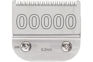 MAXEYLEAD Rplacement Clipper Blade Compatible with Oster Detachable Classic 76 Octane Clipper, Size #00000(0.2mm)