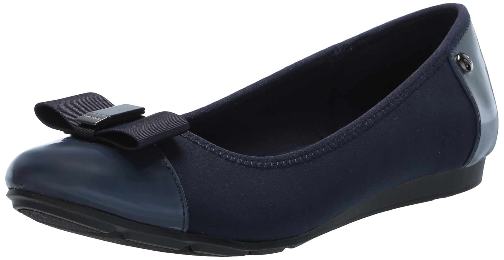 Anne Klein Women’s Ballet Flat Alive, Navy Multi, 8.5