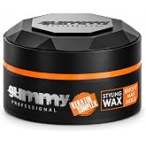 Gummy Bright Max Hold Hair Styling Wax for Men &amp; Women / 5.07 Fl Oz | Bright Shine Pomade with Strong Hold, Long Lasting Control for Men and Boys