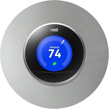 Humble Abode Creations Nest Thermostat Wall Plate 6 Inch Stainless Steel Cover Plate Fits Generation 1 2 3 E Nests Amazon Com