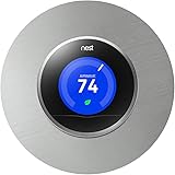 Nest Thermostat Wall Plate, 6 Inch Stainless Steel Cover Plate, Fits Generation 1, 2, 3, E Nests by Humble Abode Creations