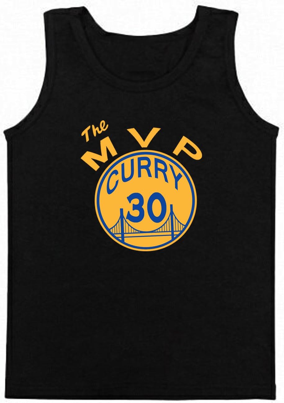 Silo Shirts BLACK Golden State Curry "The MVP" TANK TOP