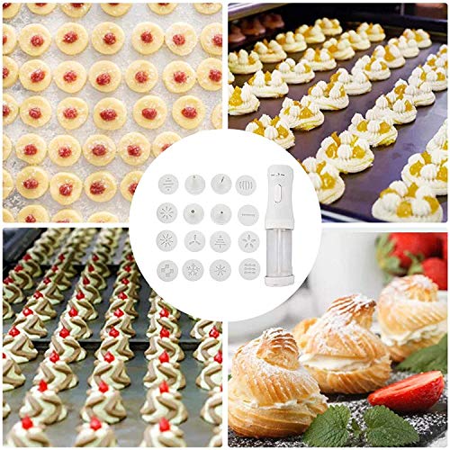 Electric Cookie Press Gun, Cookie Maker Kit Electric Cookie Decorating