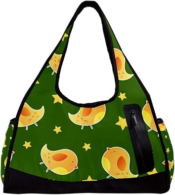 Amazon Mystage ボストンバッグ ダッフルバッグ レディース メンズ かわいい カナリア 小鳥 キャリーバッグ 旅行 修学旅行 ライブ お泊まり ショルダーバッグ スポーツバッグ Mystage スポーツトートバッグ