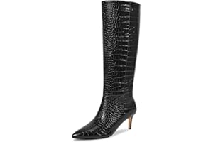 wetkiss Knee High Boots for Women Pointed Toe Design, Classic and Sexy