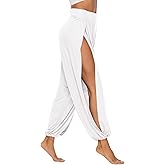 AvaCostume High Slit Harem Pants Women Hippie Harem Pants Trousers