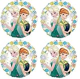 4x Disney Frozen Fever Anna & Elsa Summer 18 Mylar Balloons Party Decorations by Anagram