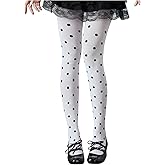Milumia Women's Polka Dots Tights Cute Pantyhose Stocking