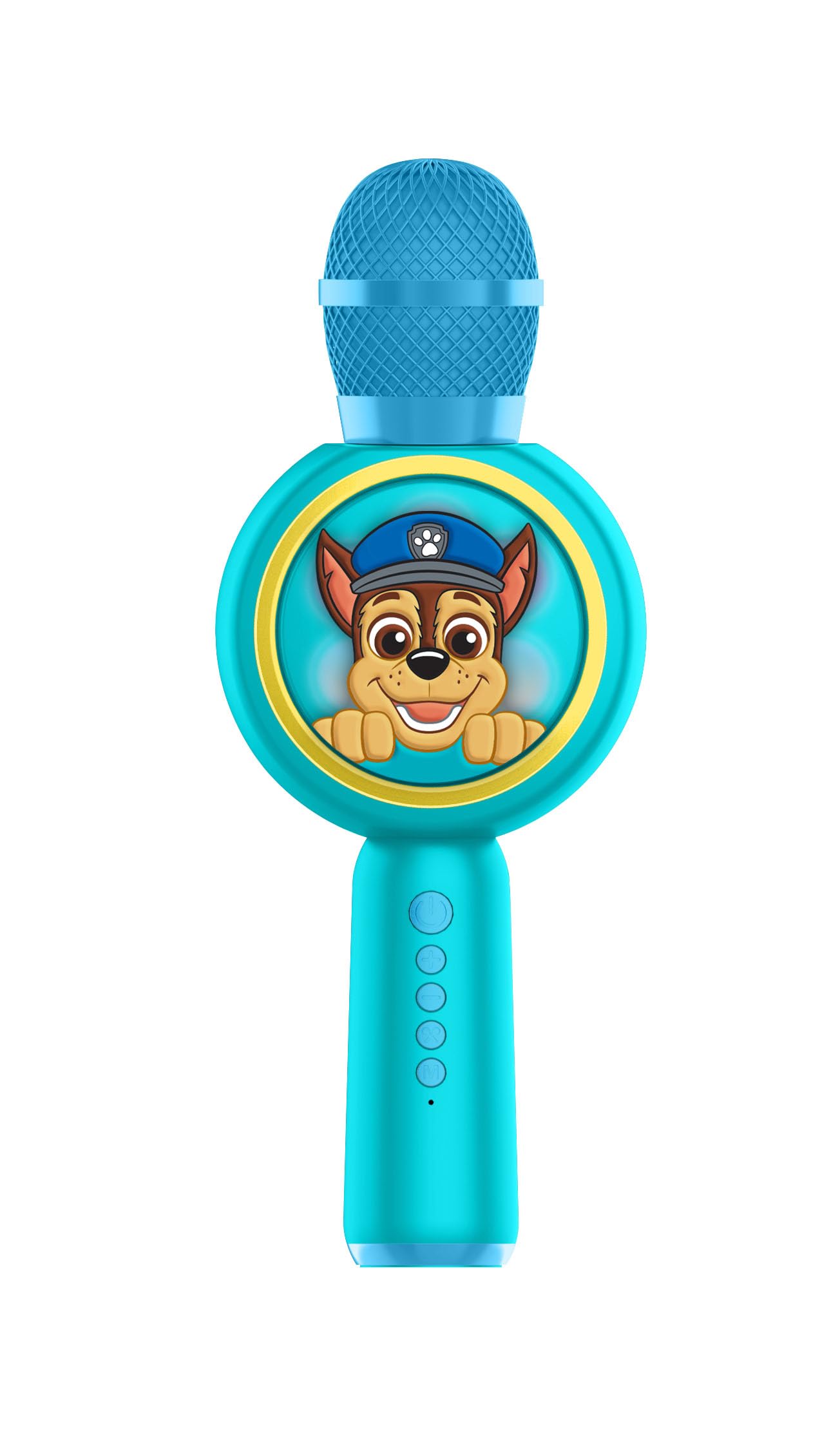 OTL Technologies PAW263 Paw Patrol Popsing LED Light Up Wireless Karaoke Microphone with Voice Changer Mode – Blue