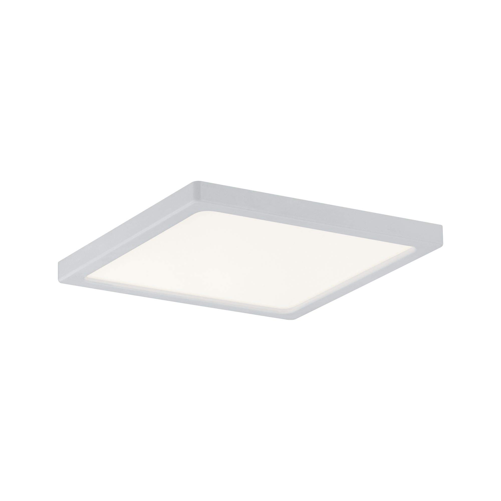 Paulmann 92950 Areo LED Panel Rectangular incl. 1x8-watt Ceiling lamp White matt Ceiling luminaire Plastic Living Room lamp 3000 K