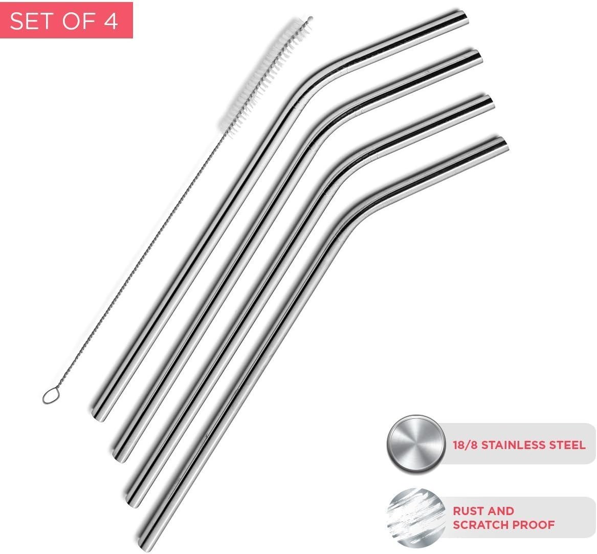 3pcs 30 oz Tumbler Replacement Lid, Spill Proof and Splash Resistant Lid & 4 Stainless Steel Drinking Straws for Fits Yeti rambler, Ozark, Cleaning Brush Included (30 oz): Kitchen & Dining
