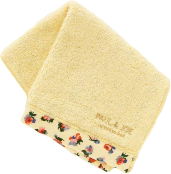 Amazon ポール ジョー レディース タオルハンカチ イエロー 綿100 婦人 ハンドタオル 25cm ポールアンドジョー Paul Joe Accessoires 1212 07 ハンカチ バンダナ 通販