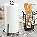 iDesign Axis Metal Utensil, Spatula, Silverware, Cutlery Holder for Kitchen Countertop, Cabinet Storage, 7.25
