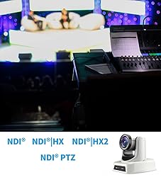 SMTAV NDI PTZ Camera,30x + 8X Zoom,Live Streaming