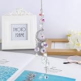 Yoosso Sun Catchers Moon Star Rainbow Crystal Window Ornament view 7