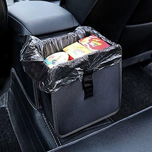 Car Trash Can,Premium Waterproof Litter Hanging Garbage Bag,Small lundry bag,Perfect For Car Seat Headrest Or Car Floor (Square)
