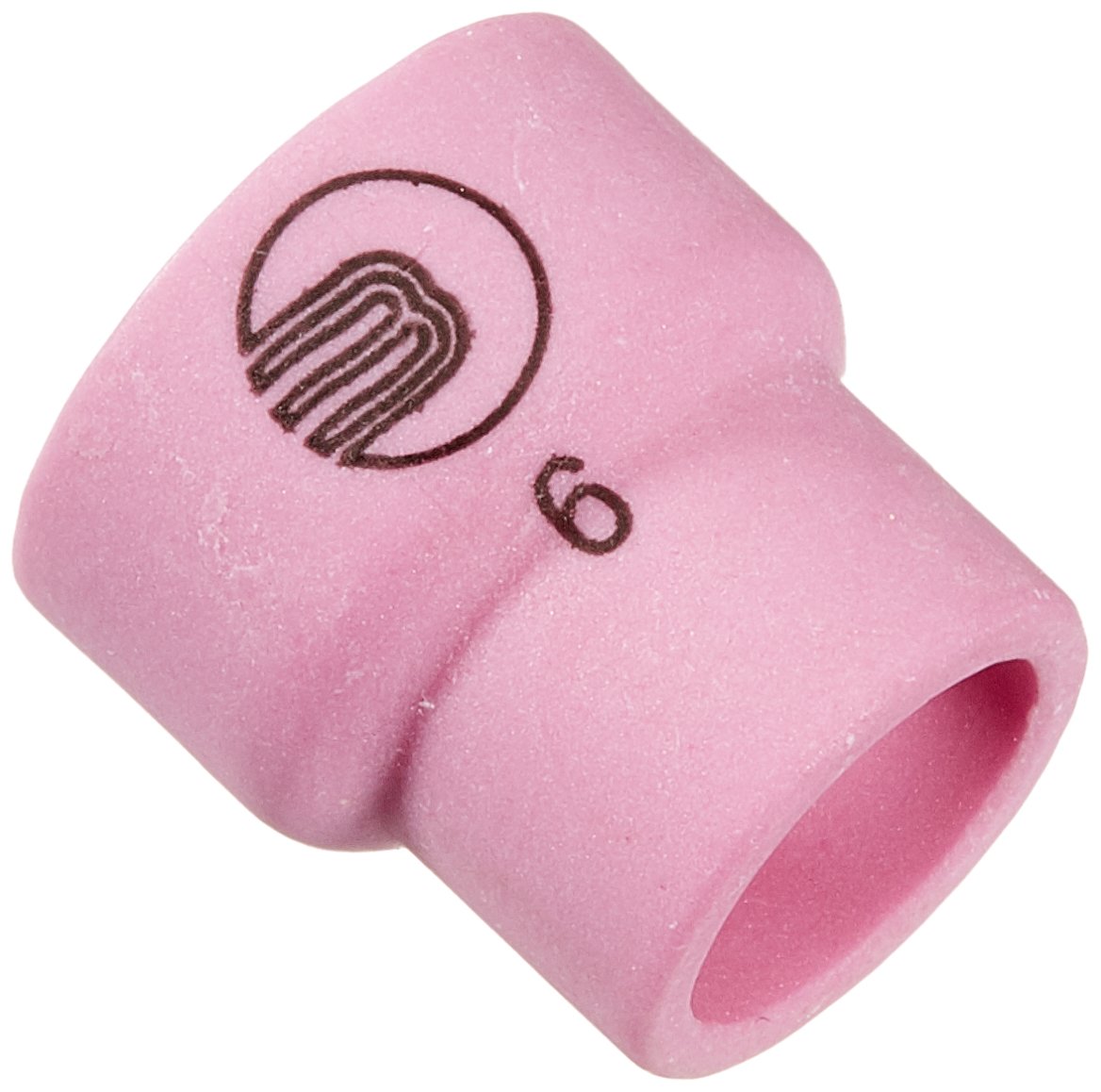 Abicor Binzel 701.0470 Ceramic Gas Nozzle for ABITIG GRIP 24 G and 24W Welding Torch, Standard Version, 16.5 mm Length, 9.5 mm Diameter, No. 6 Size (Pack of 10)