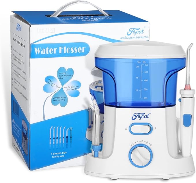COOLYOO Flycat Professional Water Flosser Dental Water Jet System Oral Irrigator Dental Water