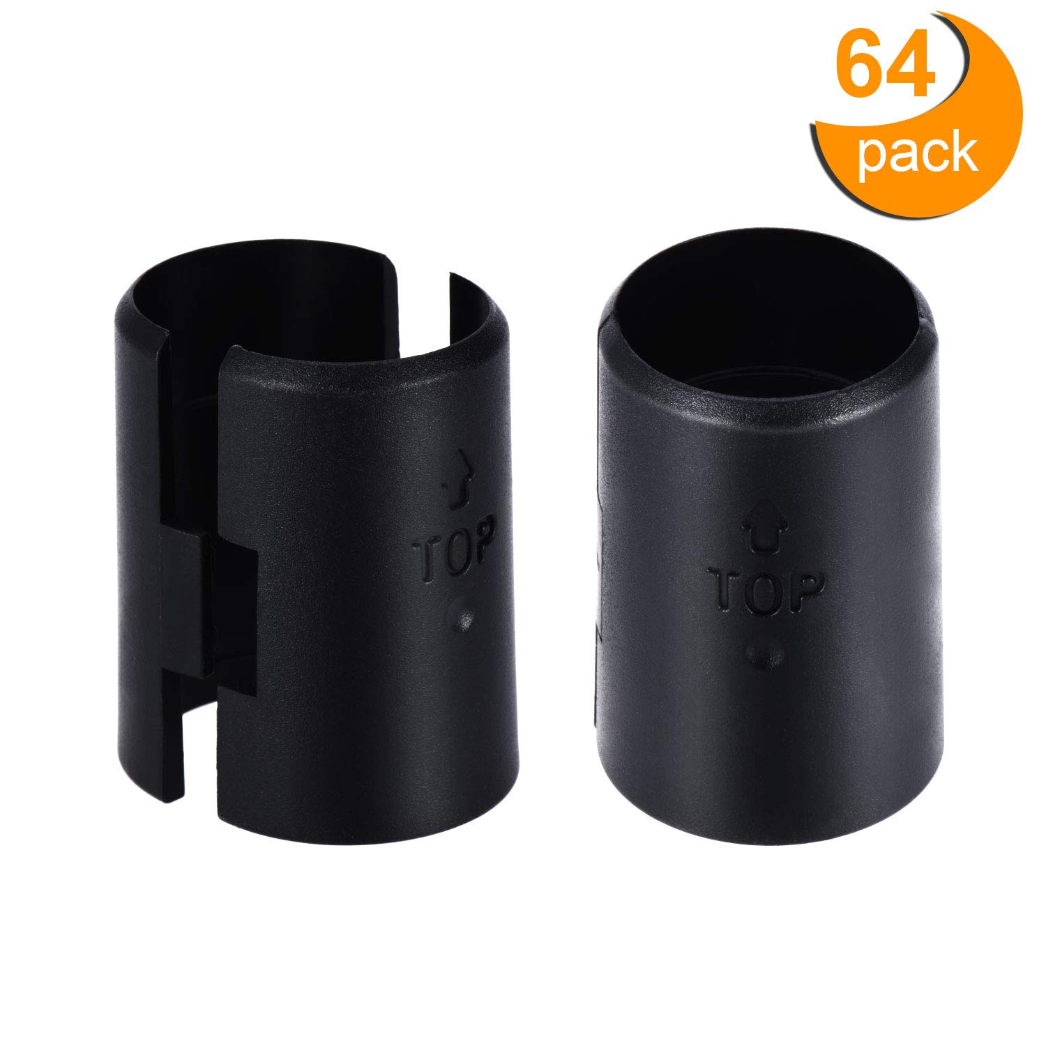 32 Pairs Wire Shelf Lock Clip Split Sleeves Shelving Metal Rack Locking Fits 1" eBay