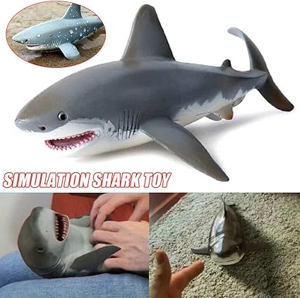 Lifelike Shark Shaped Toy Realistic 