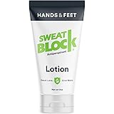 SweatBlock Antiperspirant Lotion for Hands & Feet, Proven to Reduce Excessive Sweating, Reduce Hand & Foot Sweat & Smelly Fee