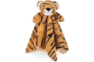 Apricot Lamb Tiger Cuddly Soft Loveys for Baby Boy and Girl, 14 Inches for Newborn, Infant and Toddlers