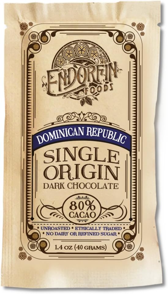 Endorfin Foods Single Origin 80% Dark Chocolate Bar - Dominican Republic - 9