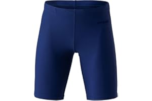 TSLA Boy's Swim Jammer, Youth Racing Competitive Swimming Shorts Trunks, UPF 50+ Sun Protection Endurance Training Swimsuit