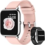 Smartwatch Pulsera Inteligente, MTQ Reloj Inteligente Deportivo, Reloj  Deportivo Pantalla Táctil Impermeable IP67 monitores de actividad con  Pulsómetro y Presión Arterial, Monitor de Calorías, Sueño, Podómetro, GPS  Monitor de Pasos, Reloj para