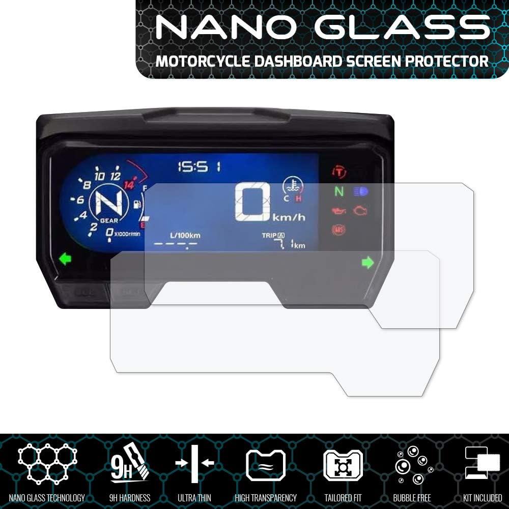 Speedo Angels NANO GLASS Screen Protector for CB500F/ CB500X (2019+) x 2, Transparent