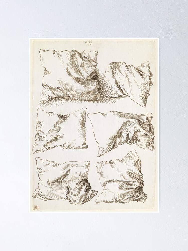 Thlevu Six Studies of Pillows by Albrecht