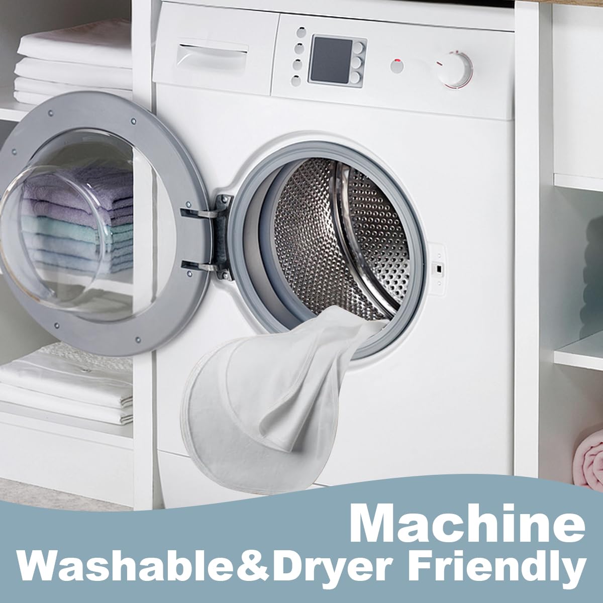 Thicker 4-Pack Waterproof Changing Pad Liners - Ultra Soft & Absorbent for Baby, Fits Keekaroo Peanut Changer & Standard Pads, Machine Washable, Two-Sided Design (15