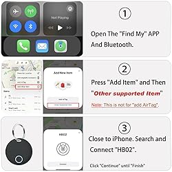 YAOTE Air Tracker Tags 4 Pack Luggage Tracker Works