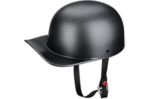 Yesmotor Baseball Style Cap Motorcycle Helmet Unisex-Adult - DOT Approved