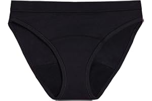 Thinx Teens Bikini Period Underwear for Teens, Cotton Underwear Holds 5 Tampons, Feminine Care Period Panties