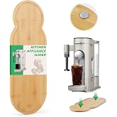 Appliance Slider for Ninja Single Serve Coffee Maker PB051/PB041, Bamboo Kitchen Appliance Sliding Tray for Coffee Maker, Coffee Slider for Countertop for Ninja Accessories, 5.9&rdquo;W x 16.5&rdquo;D