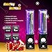 SoundSOUL Water Dancing Speakers Light Show Water Fountain Speakers LED Speakers (3.5mm Audio Plug, 4 Colored LED Lights, Portable Speakers) - Black