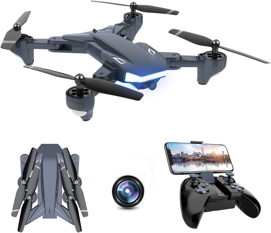 Supkiir WiFi FPV Drone, Foldable RC 