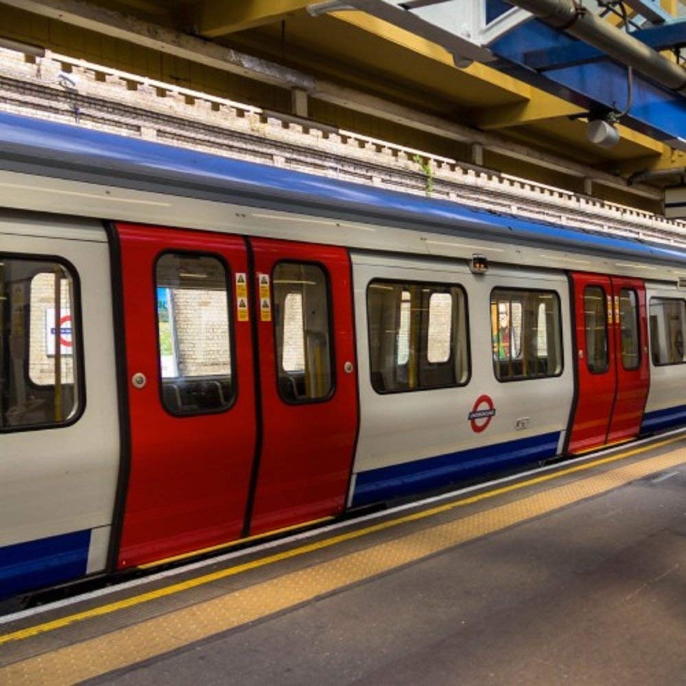London Underground Train Greeting Card with Sound