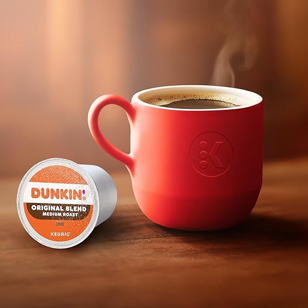 DUNKIN’ ORIGINAL BLEND MEDIUM ROAST COFFEE, 22 KEURIG K-CUP PODS