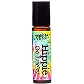 Frankie & Myrrh Hippie Go Lucky | Patchouli Grapefruit Essential Oil Roll-On Natural Cologne/Perfume | Aromatherapy Roller for Energy and Relaxation