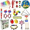HapeeFun-26pcs-Toddler-Musical-Instruments-Set-Percussion-Instrument-Toys-Toddler-Musical-Toys-Set-Rhythm-Band-Set-Birthday-Gift-for-Toddlers-Kids-Preschool-Children-with-Storage-Bag HapeeFun Toddler Musical Instruments, 22pcs Percussion Toy Rhythm Band Set Toddlers Toys Xylophone Glockenspiel Toy for…