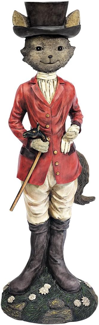 Design Toscano EU1047 Tally Ho Equestrian Fox Hunt Statue,full color