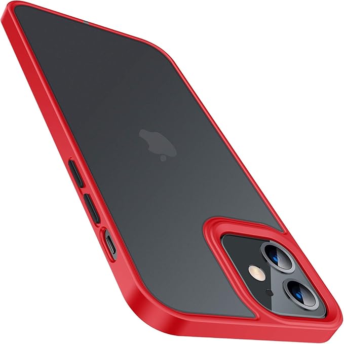TORRAS Military Grade Drop Protection Compatible with iPhone 12 Mini Case Cover, Translucent